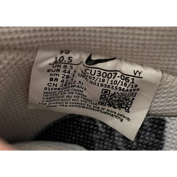 Nike Air Force 1 '07 Phantom CU3007-061 Sneakers Purple Beige Size 10.5 - Picture 9 of 9